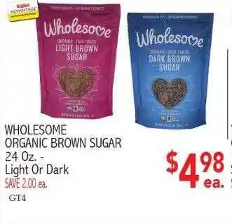 Ingles Markets Wholesome organic brown sugar offer