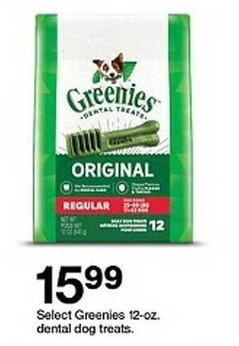 Target Select greenies dental dog treats offer