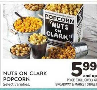 Albertsons Nuts on clark popcorn offer