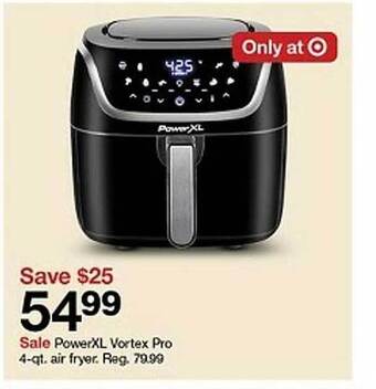 Target Powerxl vortex pro 4-qt. air fryer offer