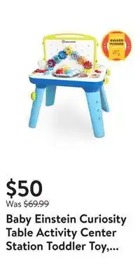 Walmart Baby einstein curiosity table activity center station toddler toy, ages 12 months + offer