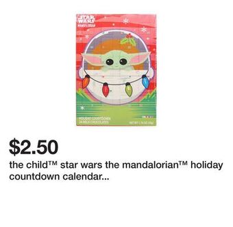 Five Below The child™ star wars the mandalorian™ holiday countdown calendar 1.76oz offer
