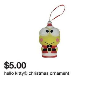 Five Below Hello kitty® christmas ornament offer