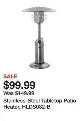 Tractor Supply Company Stainless-steel tabletop patio heater, hlds032-b offer