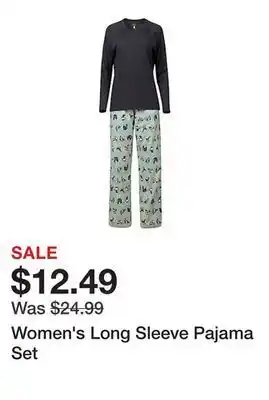 Tractor Supply Company Women's long sleeve pajama set offer