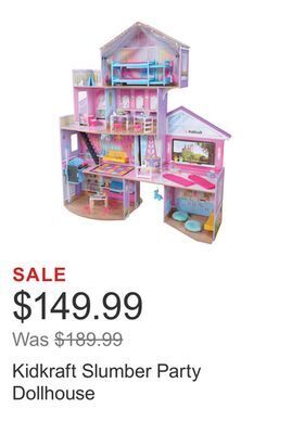 Costco Kidkraft slumber party dollhouse offer