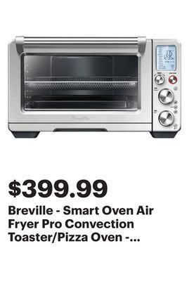 Best Buy Breville - smart oven air fryer pro convection toaster/pizza oven - stainless steel offer
