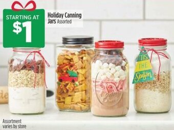 Dollar General Holiday Canning Jars offer