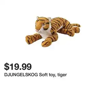 Ikea Djungelskog soft toy, tiger offer
