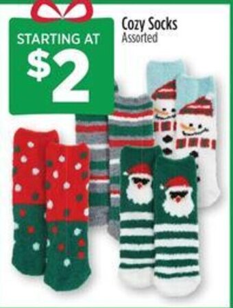 Dollar General Cozy Socks offer