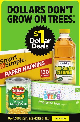 Dollar General Dollars Don't Grow on Trees offer