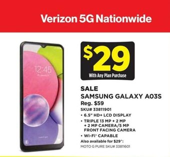 Dollar General Samsung Galaxy AO3S offer