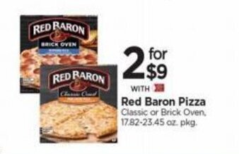 Tops Red Baron Pizza offer