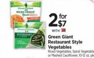 Tops Green Giant Restaurant Style Vegetables offer