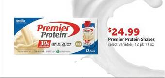 Fareway Premier protein shakes offer