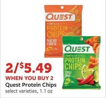 Fareway Quest protein chips offer