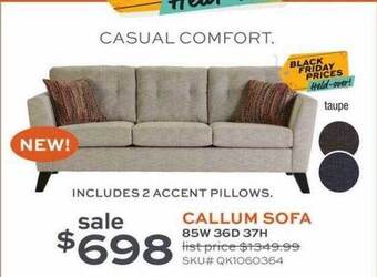 Slumberland Furniture Callum sofa offer