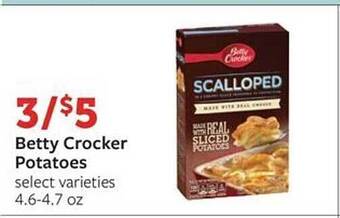 Fareway Betty crocker potatoes offer