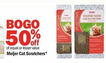 Meijer Meijer cat scratchers offer