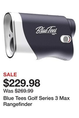 Dick's Sporting Goods Blue tees golf series 3 max rangefinder offer