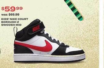Academy Kids' nike court borough 2 swoosh mid offer