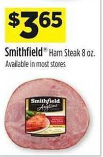 Dollar General Smithfield ham steak offer
