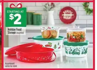 Dollar General Holiday food storage assorted offer