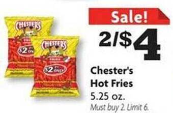 Family Dollar Chester's hot fries offer