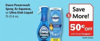 Family Dollar Dawn powerwash spray ez-squeeze or ultra dish liquid offer