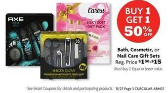 Family Dollar Bath cosmetic or nail care gift sets offer