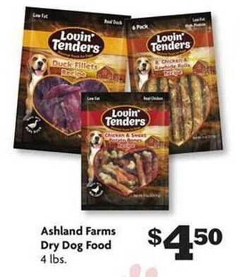 Family Dollar Ashland farms dry dog food offer