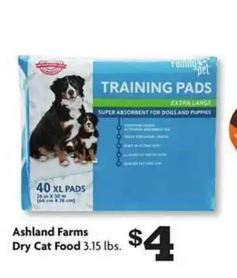 Family Dollar Ashland farm dry cat food offer