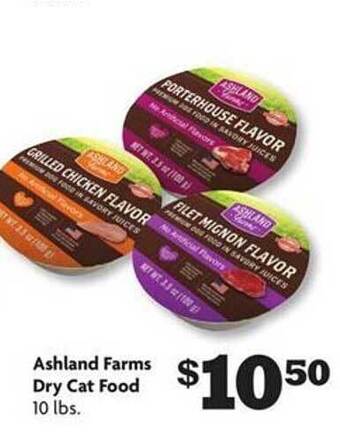 Family Dollar Ashland farms dry cat food offer