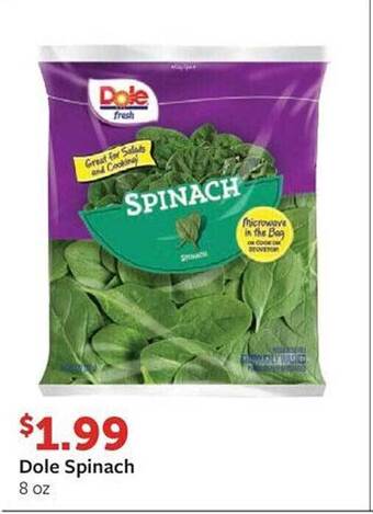 Fareway Dole spinach offer