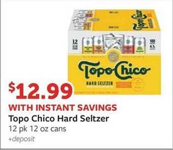 Fareway Topo chico hard seltzer offer