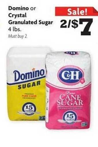 Family Dollar Domino or crystal granulated sugar offer
