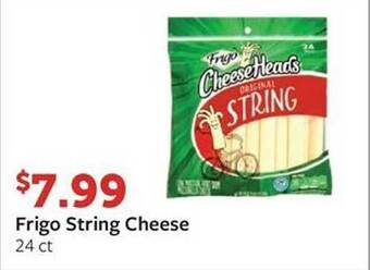 Fareway Frigo string cheese offer
