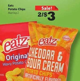 Family Dollar Eatz potato chips offer
