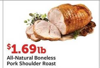 Fareway All-natural boneless pork shoulder roast offer