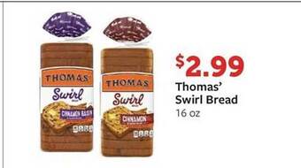 Fareway Thomas' swirl bread offer