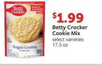 Fareway Betty crocker cookie mix offer