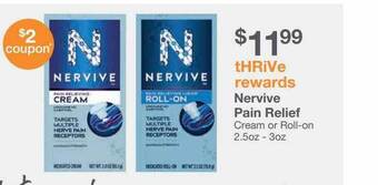 Kinney Drugs Nervive pain relief offer
