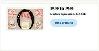 Walgreens Modern expressions gift sets offer