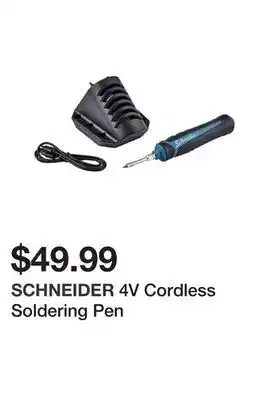 Harbor Freight Tools 4v cordless soldering pen offer