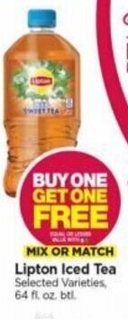 Tops Lipton Iced Tea offer