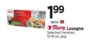 Tops Tops Lasagna offer