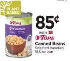 Tops Canned Beans 15.5 oz. can offer