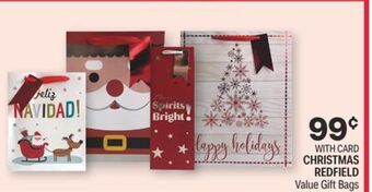 CVS Christmas redfield value gift bags offer