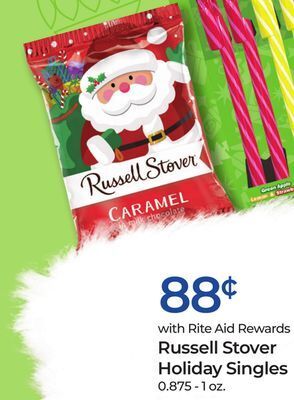 Rite Aid Russell stover holiday singles offer