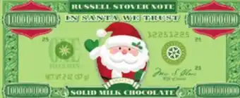 Rite Aid Russell stover santa money bar offer